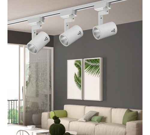 Светильник светодиодный трековый TR1 - 10 WH 10Вт белый COB  Б0032097  ЭРА