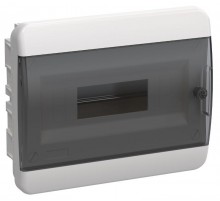 Корпус пластиковый встраиваемый на 12 модулей ЩРВ-П-12 IP41 черная прозрачная дверь TEKFOR  TF5-KP12-V-12-41-K01-K03 TEKFOR  IEK