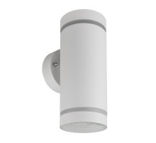 Светильник садово-парковый, 230V 2*GX53, DH1002, белый ( на стену вверх/вниз )  48316  FERON