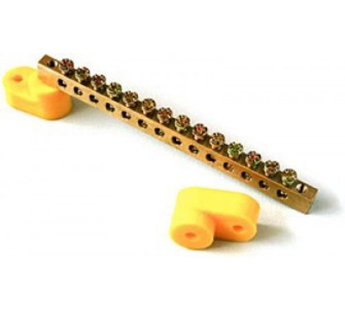 Угловой изолятор для О шины желтый (200 штук)   YIS31  IEK