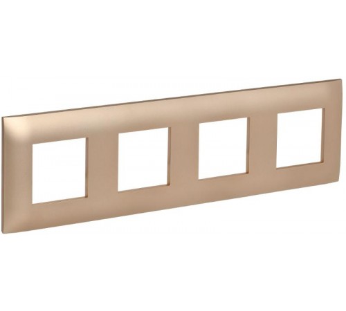 SKANDY Рамка 4-местная SK-F04Sa песочный  SK-M42-K98  IEK