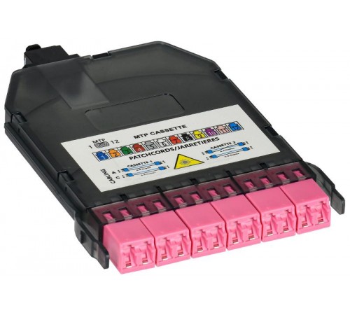 ITK Кассета для кросса выс. пл. OM4 MPOf 6хLC-duplex (12 ОВ)  FCPH-5004-MPOF-012LCD  ITK
