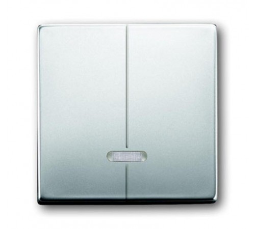 Клавиша для 2-канального светорегулятора 6565 U, серия pur/сталь  6599-0-2927   2CKA006599A2927  ABB