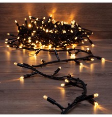 Гирлянда Кластер 10 м, 200 LED, черный каучук, IP67, соединяемая, цвет свечения теплый белый  315-256  NEON-NIGHT