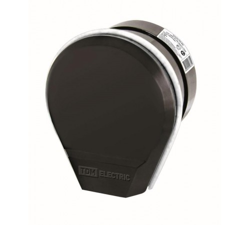 Разъём РШ-ВШ 32А 250В 2Р+РЕ ОУ черный   SQ1812-0002  TDM