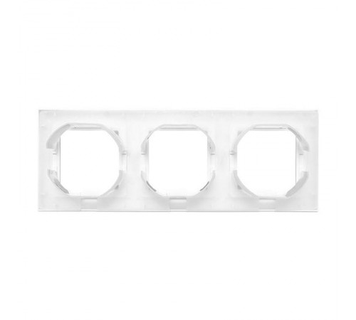 3 - местная рамка, IP44, белая, пластик Эпика EKF  UP1-FPW-03-44  EKF
