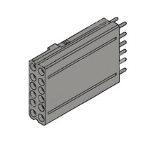Адаптер для втыч/выкат.выкл-я ADP 12pin AUX T4-T5-T6 P/W при исп-ии доп.конт. 3+1  1SDA054923R1  ABB