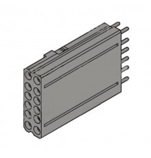 Адаптер для втыч/выкат.выкл-я ADP 12pin AUX T4-T5-T6 P/W при исп-ии доп.конт. 3+1  1SDA054923R1  ABB
