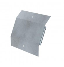 Крышка угла вертикального внешнего 45 градусов Профи INOX (AISI 316) 200х100 (1,0 мм)  PR16.16834  Промрукав