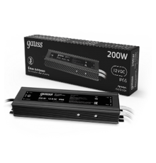 Блок питания для светодиодной ленты пылевлагозащищенный 200W 12V IP66  202023200  Gauss