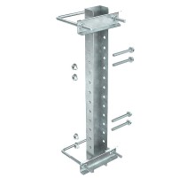 Крепление к опорам огражд. 40-62мм для 2-консолей HDZ IEK  CLM50D-CO-062-2-HDZ  IEK