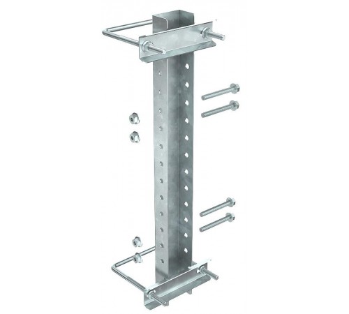 Крепление к опорам огражд. 40-62мм для 2-консолей HDZ IEK  CLM50D-CO-062-2-HDZ  IEK