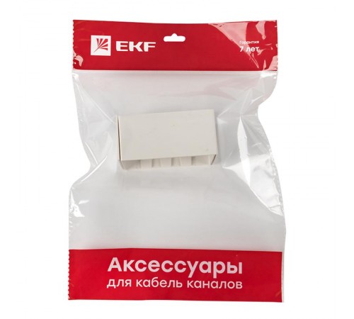 Соединитель (100х60) (2 шт) Plast EKF PROxima Белый    conw-100-60x2   EKF