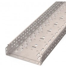 Лоток перфорированный Стандарт INOX (AISI 409) 300х80х3000 (0,8 мм) (6 м/уп)  PR16.2421  Промрукав