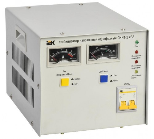 Стабилизатор напряжения СНИ1-2 кВА однофазный   IVS10-1-02000  IEK