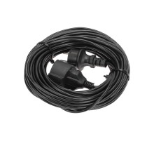 Удлинитель-шнур ПВС 3х0,75мм, 20м, с/з, 6А, 1300Вт, IP20, черный  13-4910  PROconnect