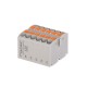 Блок распределительный, зажим push-in, 12 точек подключения 2,5 кв.мм, серый  DTP1-012-04SPUG  DKC