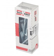 Болт DIN 571 сантехнический оцинк 8х60 (25 шт) - коробка с ок. Tech-Kr ( 0,48 кг)  126555  Tech-KREP