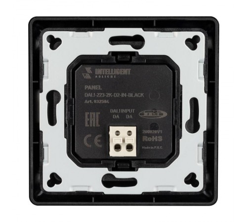 INTELLIGENT ARLIGHT Панель DALI-223-2K-D2-IN-BLACK (BUS, Free purpose) (INTELLIGENT ARLIGHT, -)  032504  Arlight