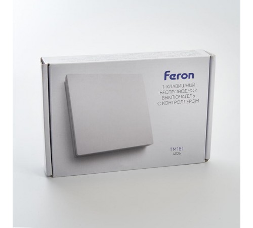 Выключатель дистанционного управления 230V 500W одноклавишный с контроллером в комплекте LD100, TM181  41126  FERON