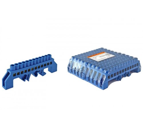 Шина "N" нулевая в изоляторе на DIN-рейку 8x12мм 12 групп   SQ0801-0079  TDM