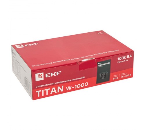 Стабилизатор напряжения настенный TITAN W-1000 EKF PROxima  stab-w-1000  EKF