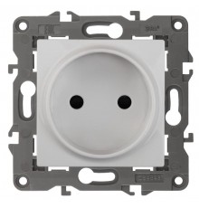 14-2105-01 Розетка без заземления, 16A-250В, IP20, Эра Elegance, белый  Б0034284  ЭРА