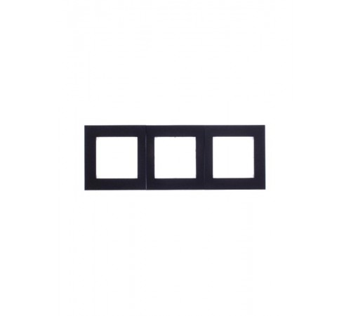 ABB Levit Антрацит / дымчатый чёрный Рамка 3-ая  3901H-A05030 63W  2CHH015030A6063  ABB