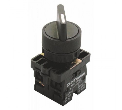 Переключатель NP2-ED33, 3 положения фиксацией, 2НО, IP40 (R)  574098  CHINT