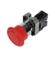 Кнопка XB2-BS поворотная красная грибок NC  36-5544  REXANT