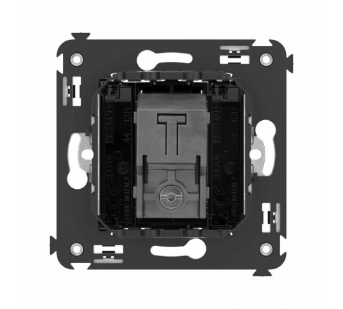 Розетка TV оконечная в стену, "Avanti", "Черный квадрат"  4402523  DKC