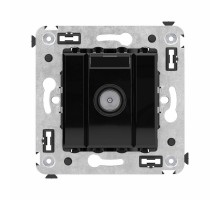 Розетка TV оконечная в стену, "Avanti", "Черный квадрат"  4402523  DKC