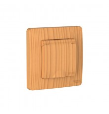 Blanca Ясень С/У IP44 Розетка с заземлением со шторками, с крышкой, 16А, 250В  BLNRS441115   SE