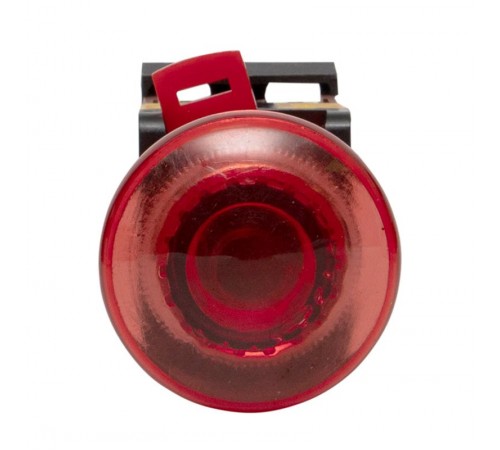 Кнопка AELA-22 "Грибок" красная с подсветкой NO+NC 220В EKF PROxima  pbn-aela-1r-220  EKF