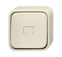 Переключатель 1-клавишный, с подсветкой, для открытого монтажа, серия Busch-Duro 2000 AP, цвет слоновая кость  1042-0-0662   2CKA001042A0662  ABB