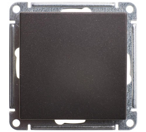W59 Черный бархат Выключатель 1-клавишный 2-полюсный, 10А  VS210-152-6-86  SE