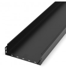 Лоток неперфорированный Стандарт 300х80х3000 (0,8 мм) RAL 9005 (6 м/уп)  PR16.9950  Промрукав