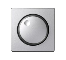 Simon 82 Накладка на проходной поворотно-нажимной светорегулятор, S82 Detail алюминий  82054-93  Simon