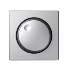 Simon 82 Накладка на проходной поворотно-нажимной светорегулятор, S82 Detail алюминий  82054-93  Simon