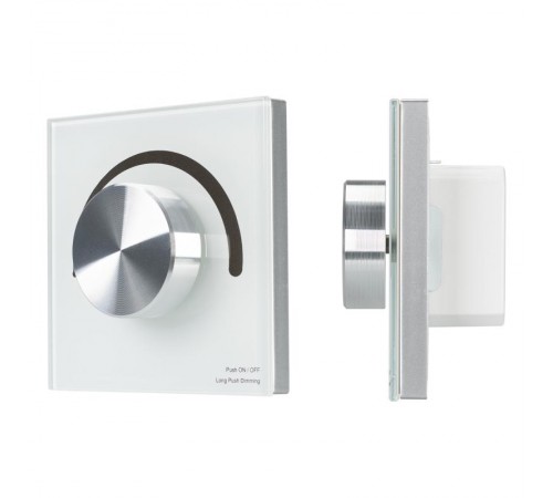 Панель SMART-P90-DIM-G-IN White (230V, Rotary, 2.4G) (arlight, Пластик)  028424  Arlight