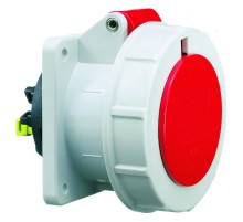 Розетка встраиваемая 16А 5р 400v 6h IP67 75х75 13159 I 13159-Bals I Bals