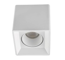 Светильник светодиодный накладной DK3080-WH IP20, 10Вт, GU5.3, LED, белый/белый, пластик  DK3080-WH  DENKIRS