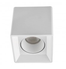 Светильник светодиодный накладной DK3080-WH IP20, 10Вт, GU5.3, LED, белый/белый, пластик  DK3080-WH  DENKIRS