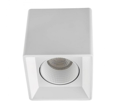 Светильник светодиодный накладной DK3080-WH IP20, 10Вт, GU5.3, LED, белый/белый, пластик  DK3080-WH  DENKIRS