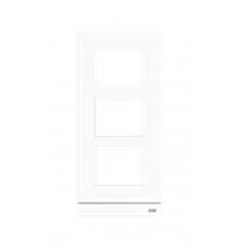 Рамка станции вызова, размер 1/3, белая51023CF-W ABB