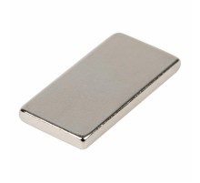 Неодимовый магнит прямоугольник 20х10х2мм сцепление 2,4 кг (упаковка 5 шт)  72-3404  REXANT