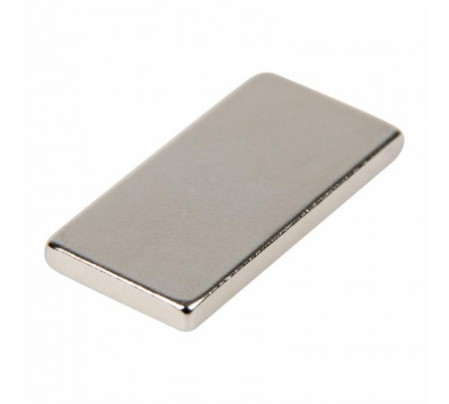 Неодимовый магнит прямоугольник 20х10х2мм сцепление 2,4 кг (упаковка 5 шт)  72-3404  REXANT