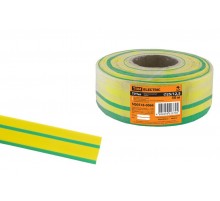 Термоусаживаемая трубка ТУТнг 25/12,5 желто-зеленая (50 м/ролл)   SQ0518-0066  TDM
