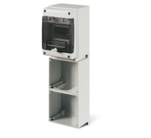 Корпус на 6 модулей и 2 поста  с основанием 136х125 мм.  DIS5720311  DKC