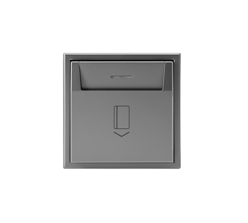 ArtGallery Сталь Выключатель 2-клавишный с подсветкой, сх.5а, 10АХ, механизм, быстрозажим. клем.  GAL000953S  SE